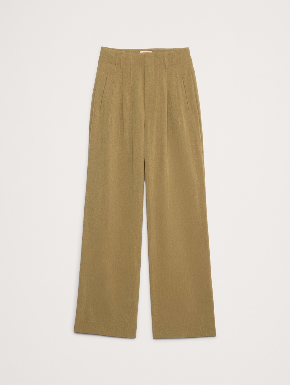 NWT Banana Republic Wide-Leg Utility Pant in Khaki Size 8